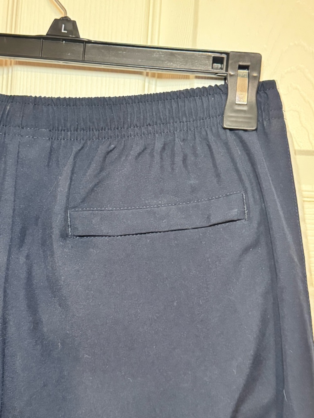 Nike Navy Blue Capri with White Side Panels - Picture 4 of 5